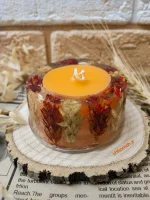 خرید شمع فانوسی طرح گندم